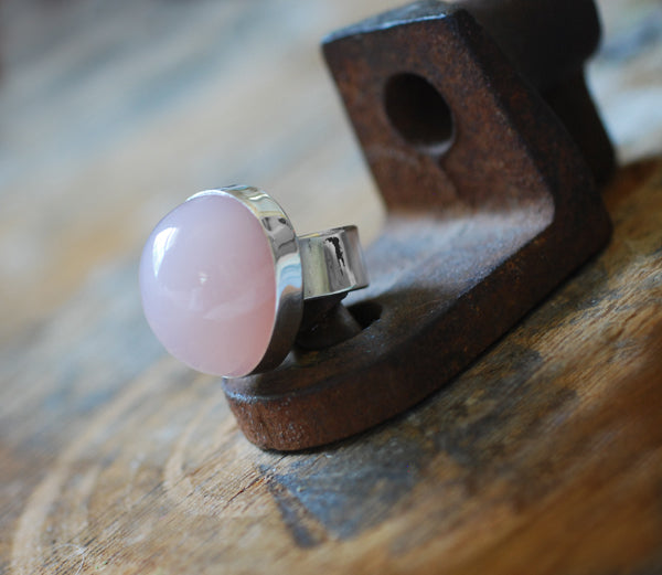 Eternal Glow Ring Master Cut Statement Rose Quartz
