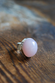 Eternal Glow Ring Master Cut Statement Rose Quartz