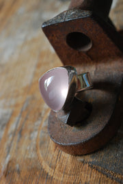 Rosy Glow Ring Fine Rose Quartz