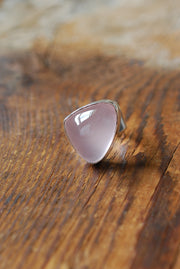 Rosy Glow Ring Fine Rose Quartz
