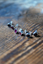 Raw Ruby Gem Studs