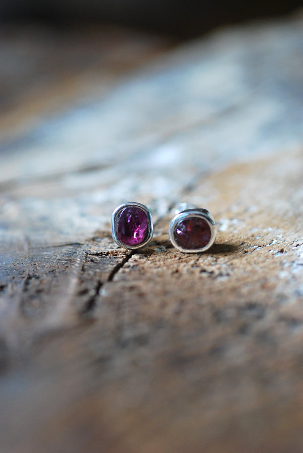 Raw Ruby Gem Studs