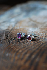 Raw Ruby Gem Studs