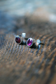 Raw Ruby Gem Studs