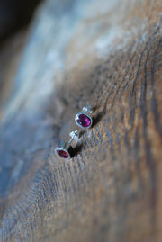 Raw Ruby Gem Studs