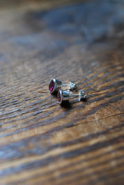 Raw Ruby Gem Studs