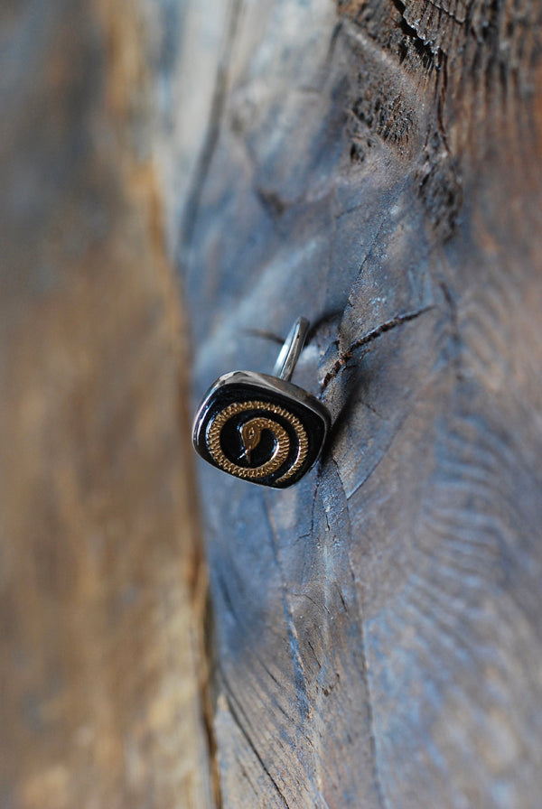 Eternal Return Ring Vintage Serpent Reverse Intaglio