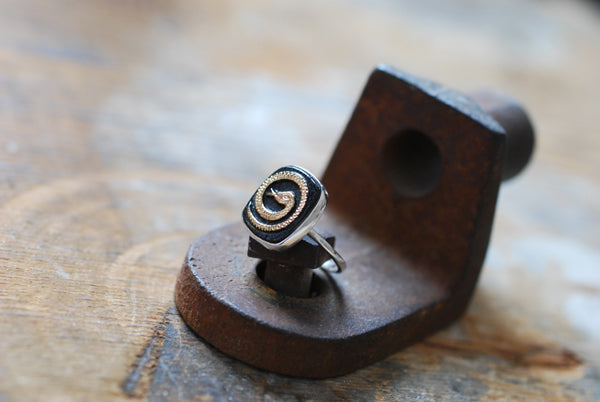 Eternal Return Ring Vintage Serpent Reverse Intaglio