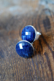 Starlit Eve Sapphire Quartz Ring