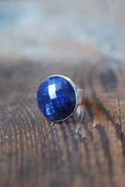 Starlit Eve Sapphire Quartz Ring
