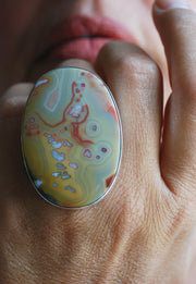 Summer Circus Ring Old Stock Agua Nueva Agate