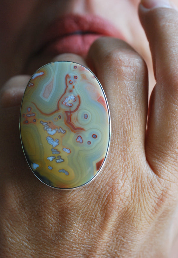 Summer Circus Ring Old Stock Agua Nueva Agate