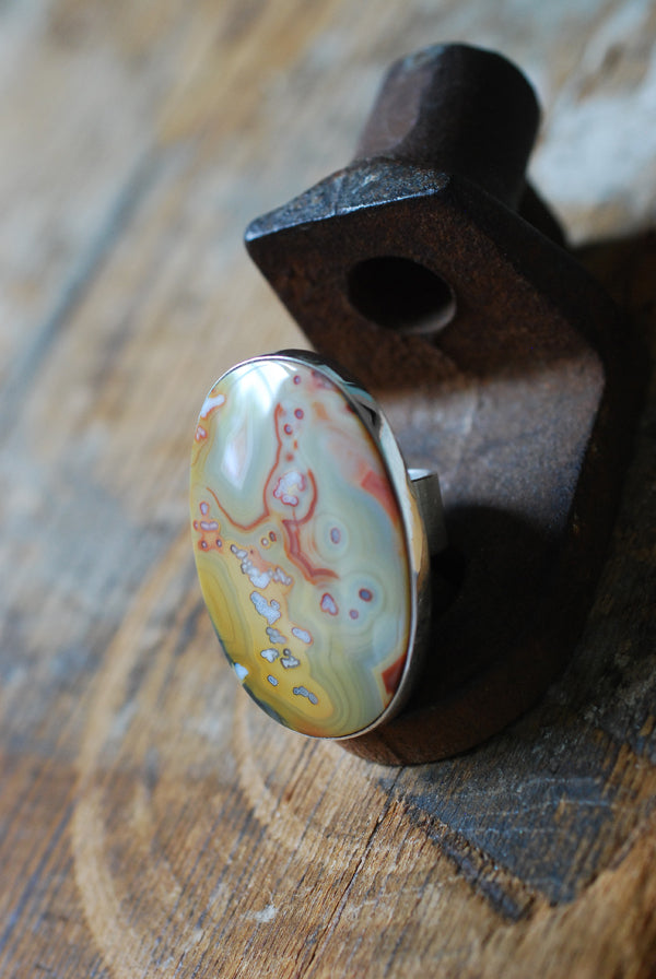 Summer Circus Ring Old Stock Agua Nueva Agate