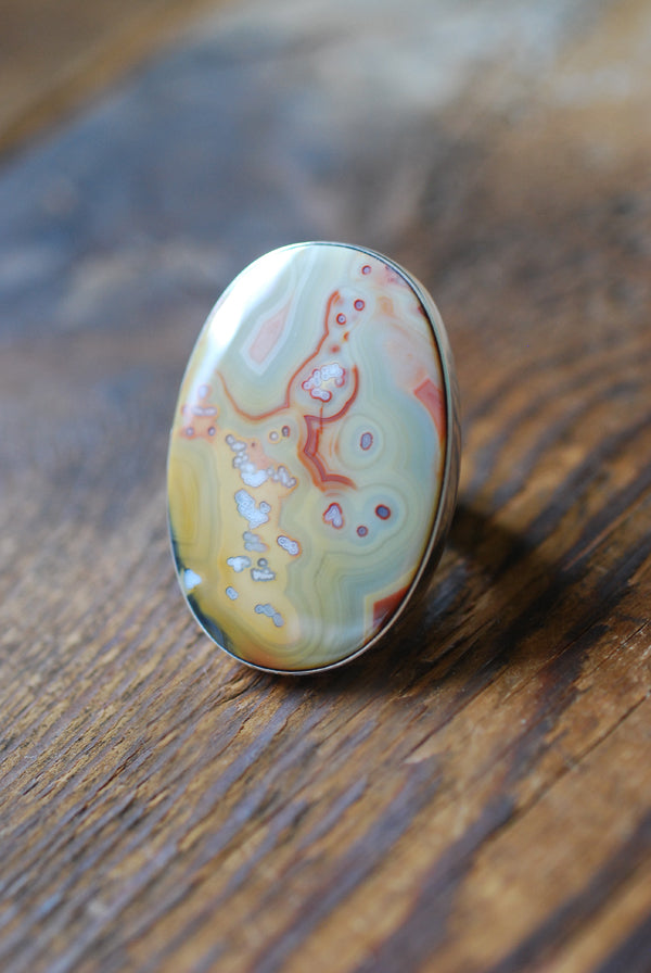 Summer Circus Ring Old Stock Agua Nueva Agate