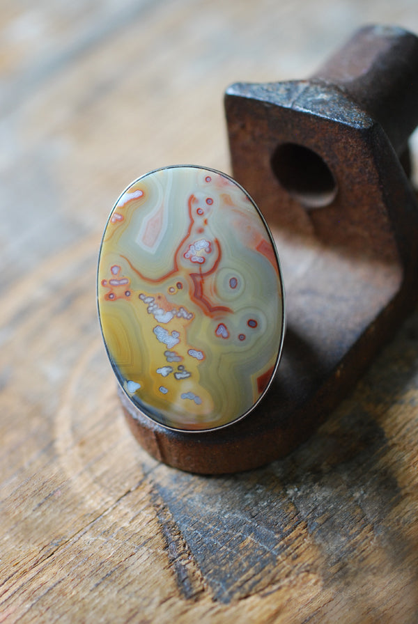 Summer Circus Ring Old Stock Agua Nueva Agate
