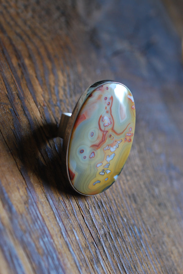 Summer Circus Ring Old Stock Agua Nueva Agate