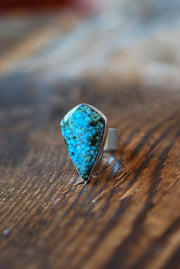 Spiderweb Kingman Ring American Turquoise