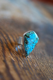Spiderweb Kingman Ring American Turquoise