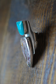 Côte d’Azur Ring Collectors Agate And Turquoise
