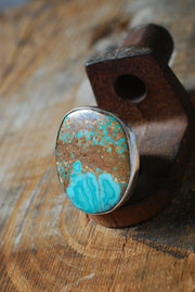 Turquoise Blossom Ring American Turquoise