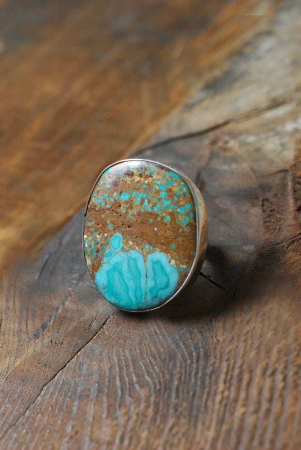 Turquoise Blossom Ring American Turquoise