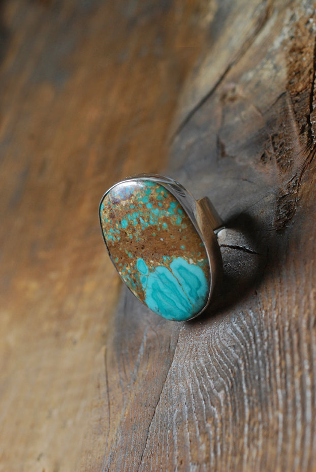 Turquoise Blossom Ring American Turquoise