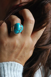 American Turquoise Nugget Ring
