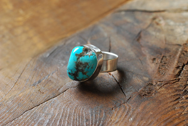 American Turquoise Nugget Ring