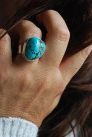 American Turquoise Nugget Ring