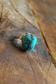 American Turquoise Nugget Ring