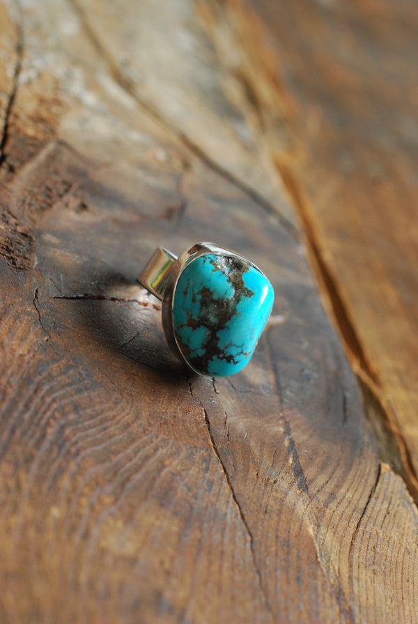 American Turquoise Nugget Ring