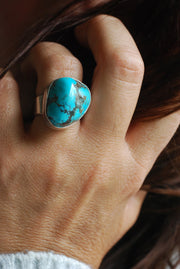 American Turquoise Nugget Ring