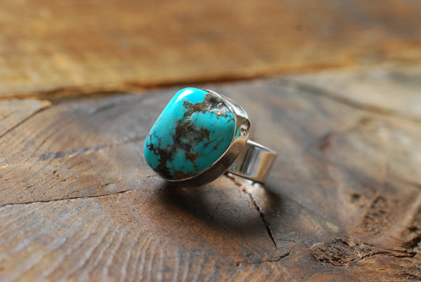 American Turquoise Nugget Ring