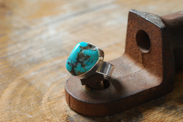 American Turquoise Nugget Ring