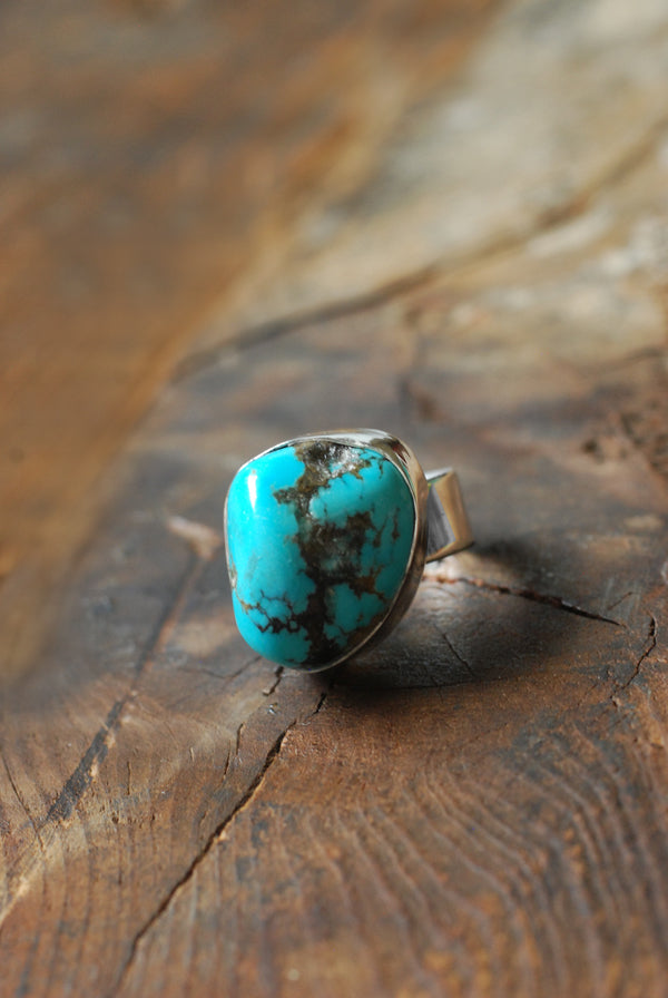 American Turquoise Nugget Ring