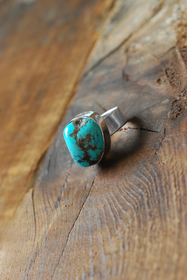 American Turquoise Nugget Ring