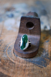Wyoming Apple Jade Ring