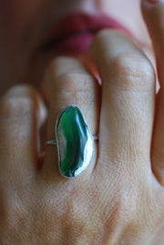 Wyoming Apple Jade Ring