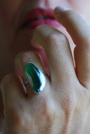 Wyoming Apple Jade Ring