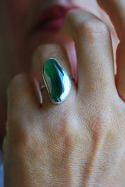 Wyoming Apple Jade Ring