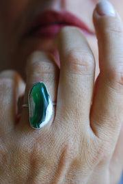 Wyoming Apple Jade Ring