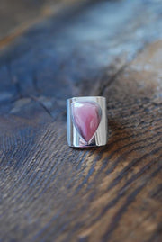 Dollybird Pink Cloud Ring Rare Rhodochrosite