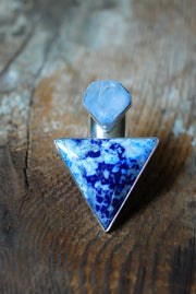 Azure Star Ring Collector's Lapis And Dumortierite