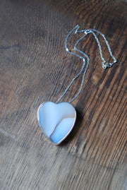 Be Mine Pendant Collector's Chalcedony Agate