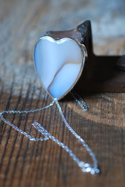 Be Mine Pendant Collector's Chalcedony Agate