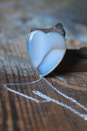 Be Mine Pendant Collector's Chalcedony Agate