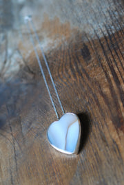 Be Mine Pendant Collector's Chalcedony Agate