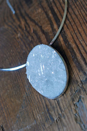 Pure Necklace Collector's Natural Sparkling Clear Quartz Needle Cluster