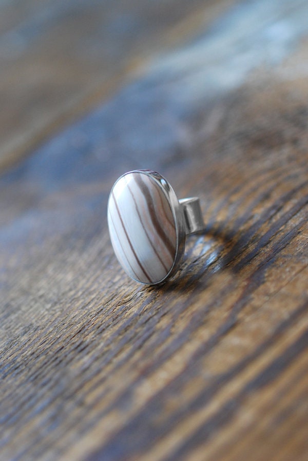 Hard Candy Ring Collector's Banded Agate
