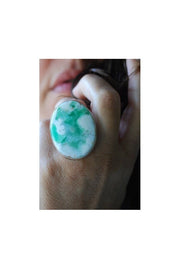 Chrysopal Glowing Green Ring